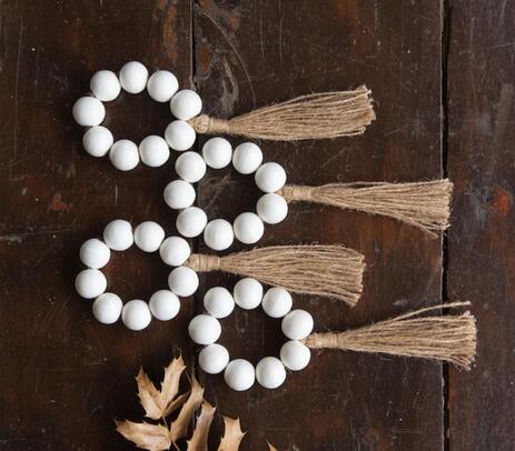 Beech wood orb napkin rings