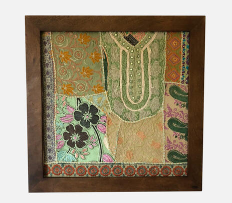 Patchwork wooden wall panel