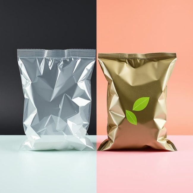 Plastic packaging and sustainably manufactured packaging options