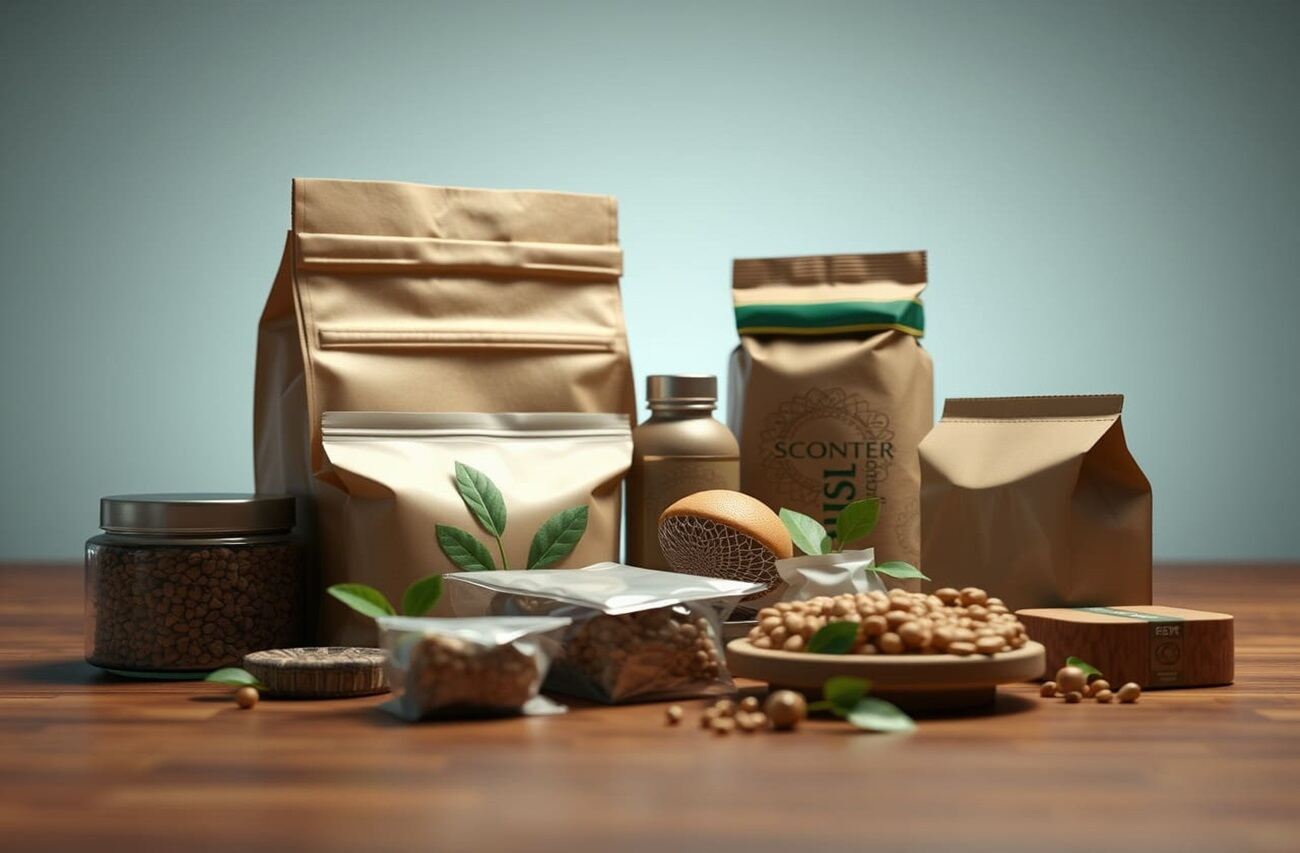 Sustainable packaging packets