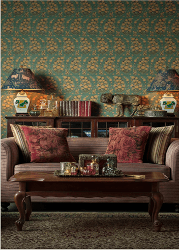 Indian design inspired decor setup | Image Source: Asian Paints x Sabyasachi